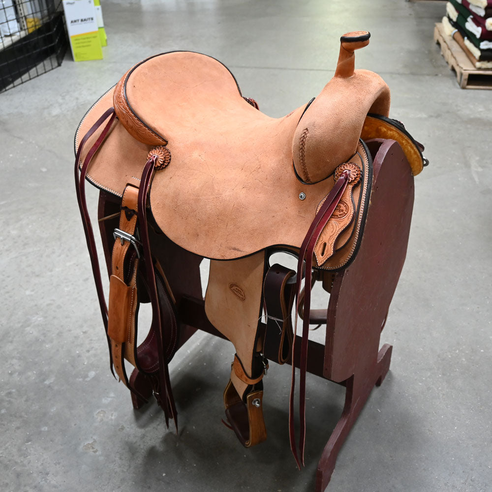 16.5" TESKEY'S PRO CUTTER RANCH CUTTER SADDLE
