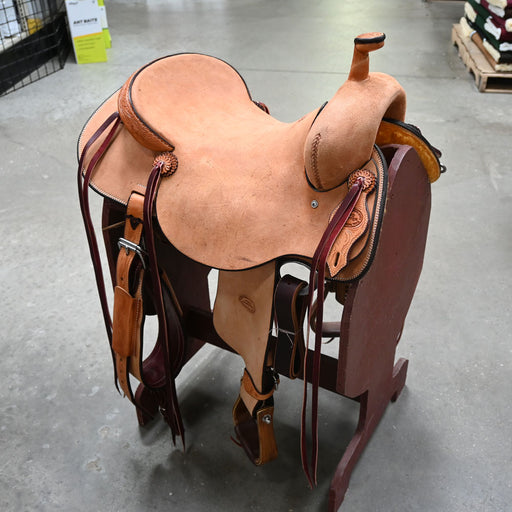 16.5" TESKEY'S PRO CUTTER RANCH CUTTER SADDLE Saddles - New Teskey's Saddlery