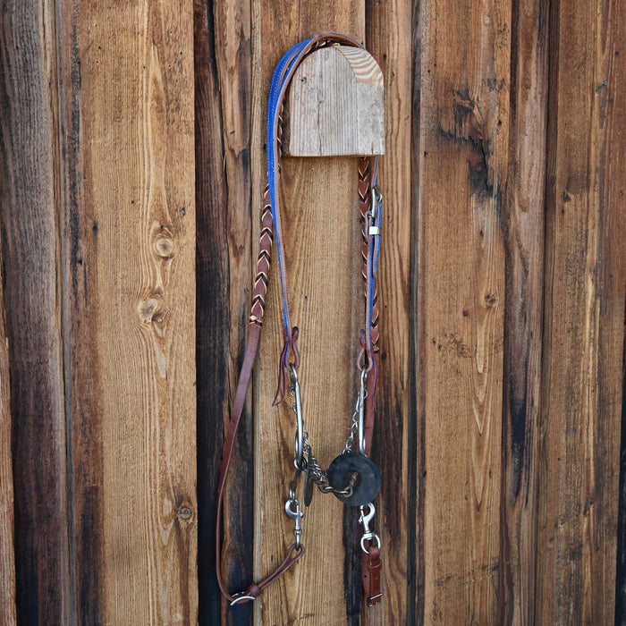 Ed Wright Twisted Wire Dogbone Bridle Rig w/All New Leather