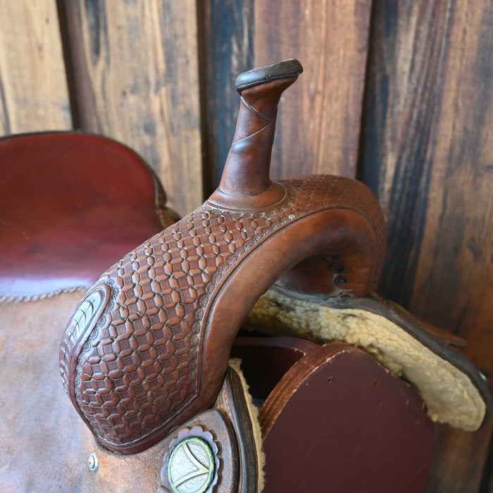 16" USED TOP OF TEXAS CUTTING SADDLE