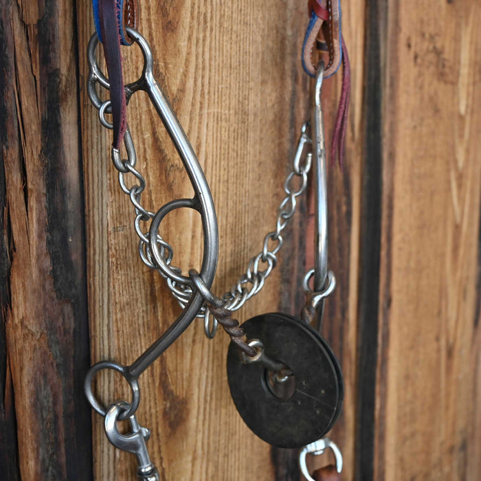Ed Wright Twisted Wire Dogbone Bridle Rig w/All New Leather