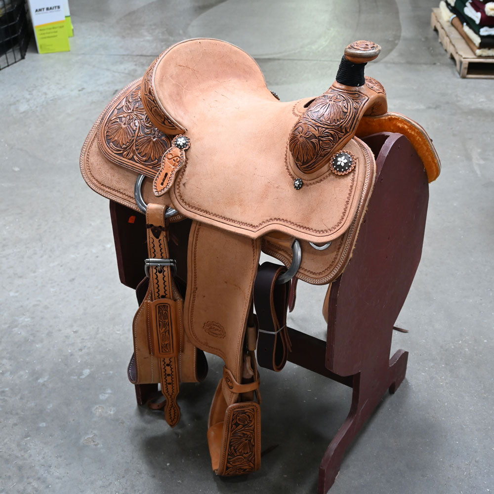 15" PATRICK SMITH ROPING SADDLE