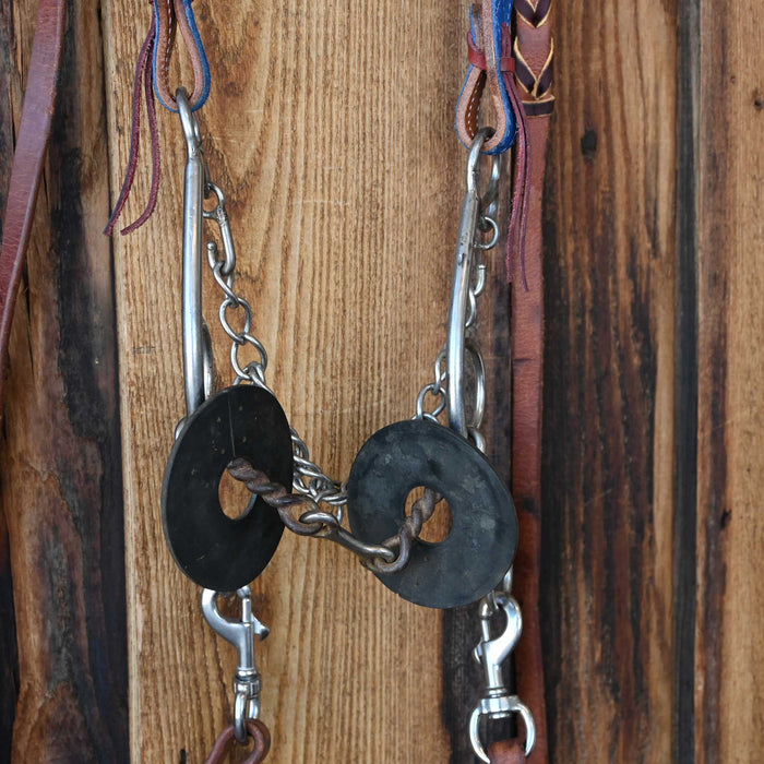 Ed Wright Twisted Wire Dogbone Bridle Rig w/All New Leather