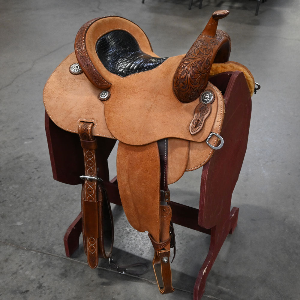 13.5" MARTIN SADDLERY FEARLESS BARREL SADDLE Saddles Martin Saddlery