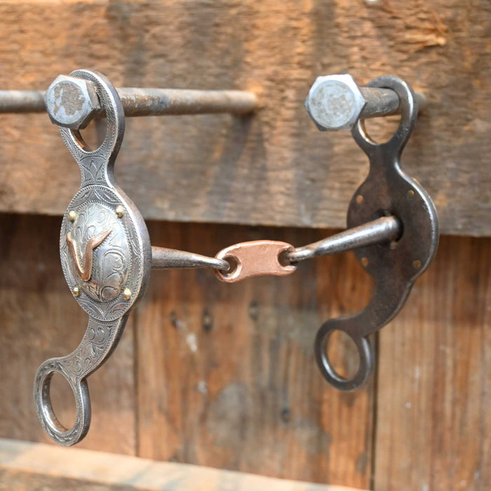 Dyess Silver Mounted Port W/ Copper Rings Bit