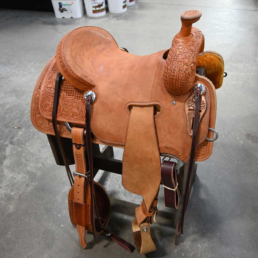 15" TESKEY'S RANCH CUTTER SADDLE Saddles - New Teskey's Saddlery