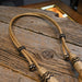 Braided Rawhide Bosal Hanger w/ Black Accents Tack - Nosebands & Tie Downs MISC