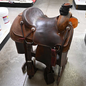 14.5" USED CACTUS ROPING SADDLE