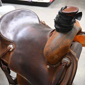 14.5" USED CACTUS ROPING SADDLE Saddles CACTUS SADDLERY   