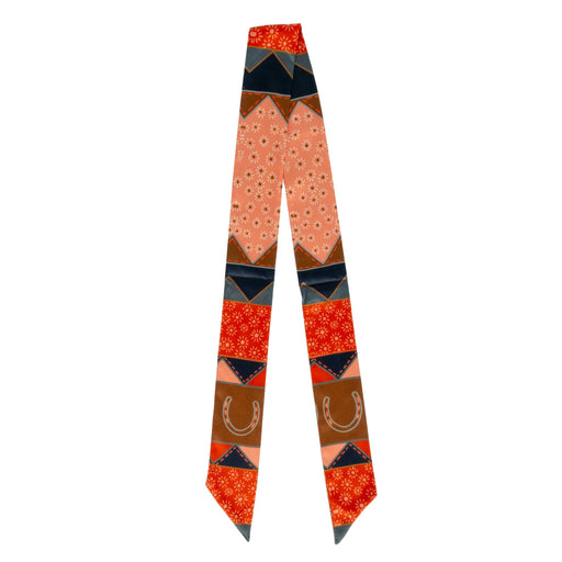 Frontier Bound Quilted Patchwork Twilly Scarf ACCESSORIES - Additional Accessories - Wild Rags & Scarves Tirzah Lane Art