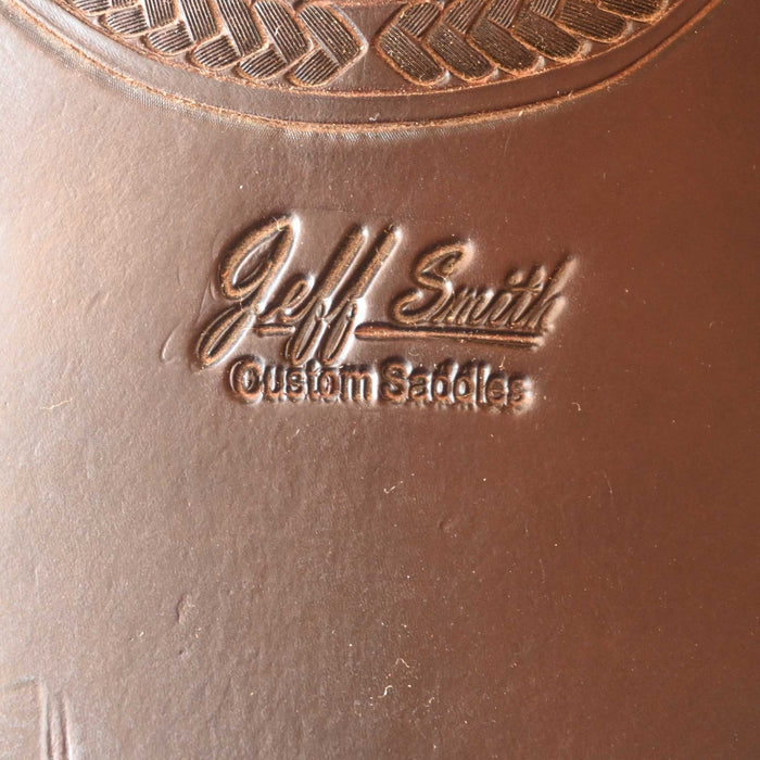 16.5" USED JEFF SMITH BUSTER WELCH CUTTING SADDLE Saddles - Used Jeff Smith