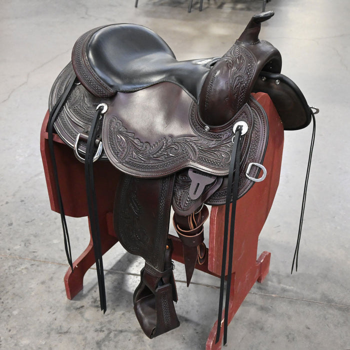 16" CIRCLE Y JULIE GOODNIGHT PEAK PERFORMANCE TRAIL SADDLE Saddles - New Circle Y Saddlery