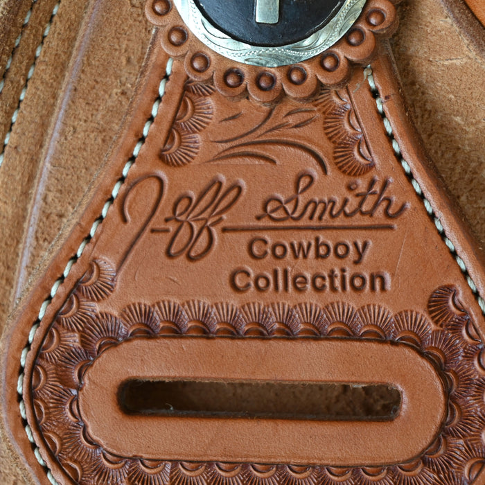 14" USED JEFF SMITH CALF ROPING SADDLE Saddles - Used Jeff Smith