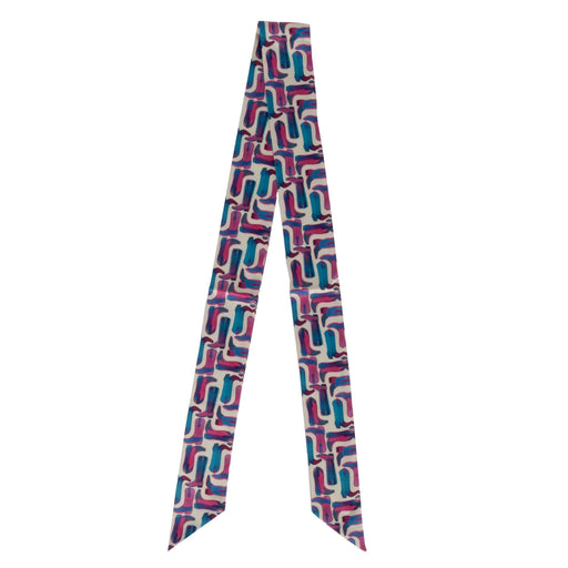 Cotton Candy Cowgirl Twilly Scarf ACCESSORIES - Additional Accessories - Wild Rags & Scarves Tirzah Lane Art