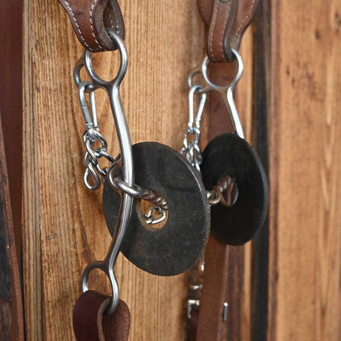Professional's Choice Twisted Wire Dogbone Bridle Rig w/Single Ear Headstall