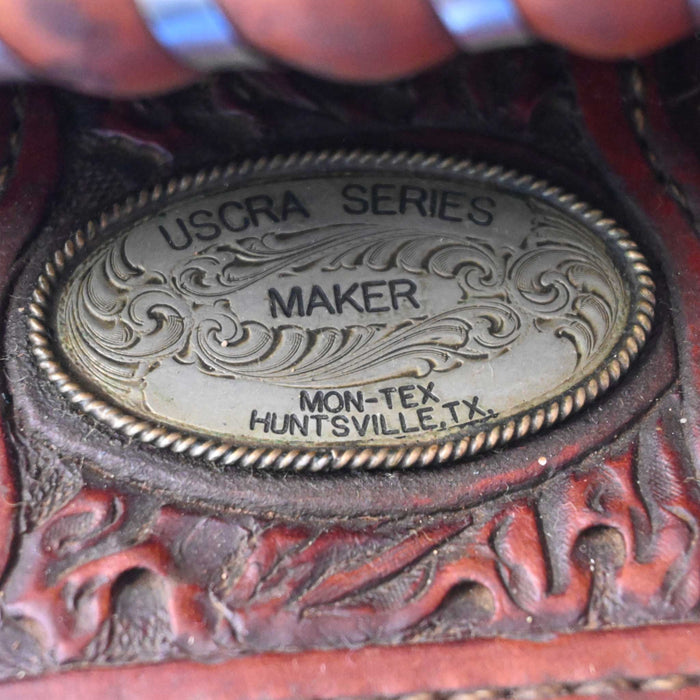 14" USED USCRA SERIES TEAM ROPING SADDLE