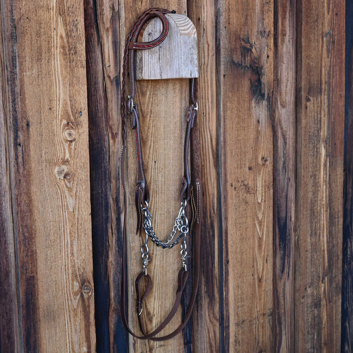 Reinsman Chain Gag Bridle Rig w/All New Leather