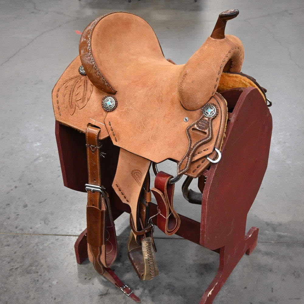 13.5" TESKEY'S BARREL SADDLE Saddles Teskey's Saddlery