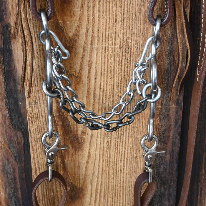 Reinsman Chain Gag Bridle Rig w/All New Leather
