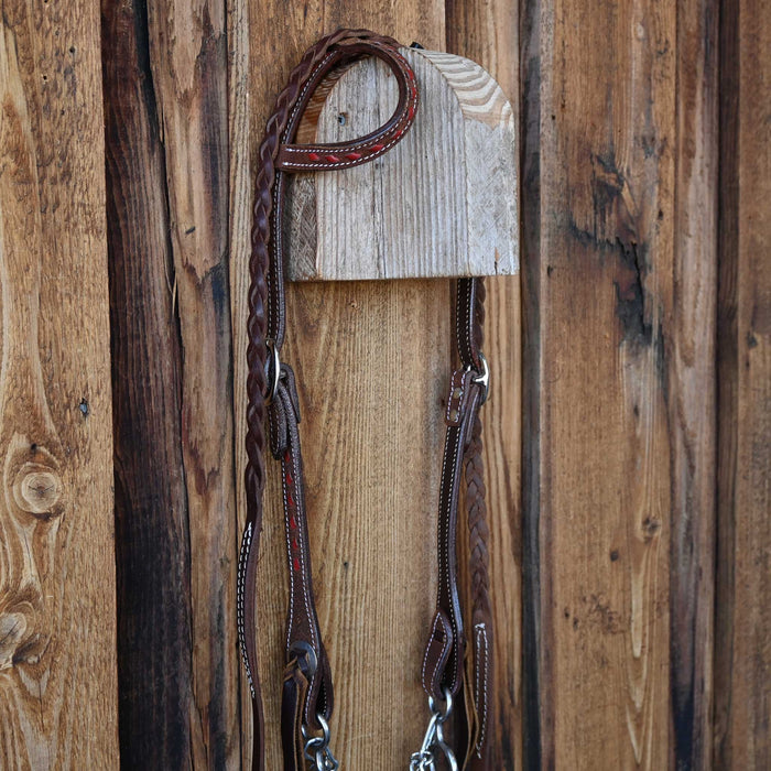 Reinsman Chain Gag Bridle Rig w/All New Leather