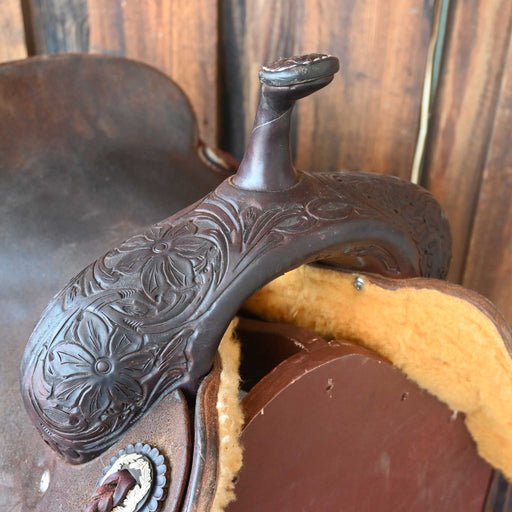 16" USED JEFF SMITH BUSTER WELCH CUTTING SADDLE Saddles - Used Jeff Smith