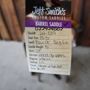 13.5" JEFF SMITH BARREL SADDLE Saddles Jeff Smith   