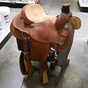 15" USED NRS ROPING SADDLE Saddles NRS   