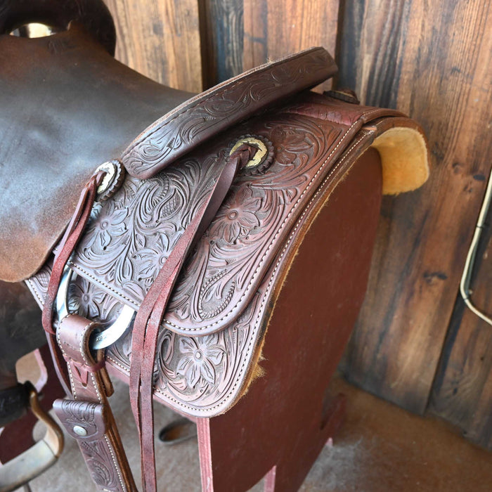 16" USED JEFF SMITH BUSTER WELCH CUTTING SADDLE Saddles - Used Jeff Smith