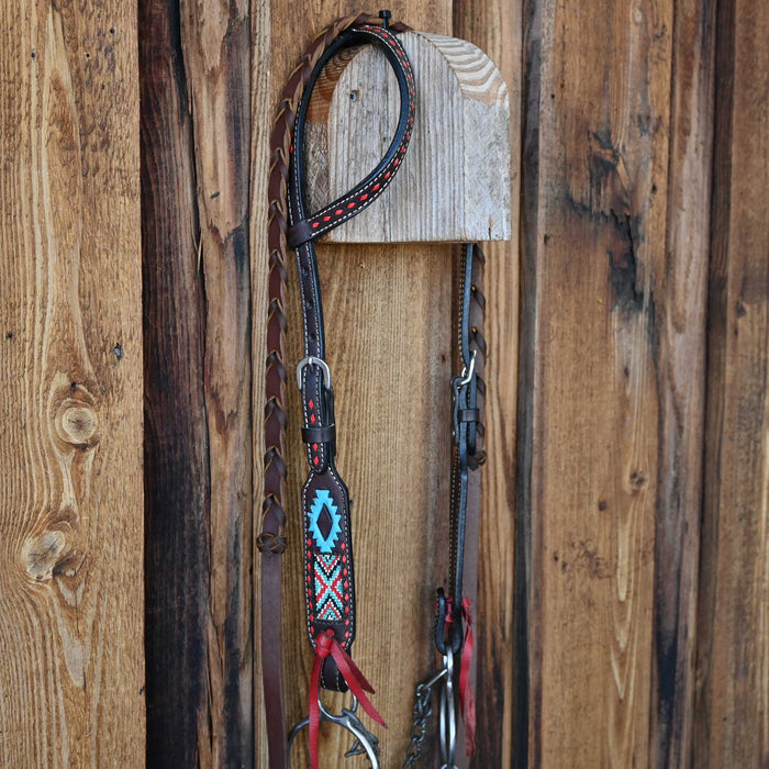 Twisted Wire Dogbone Gag Bridle Rig w/All New Leather