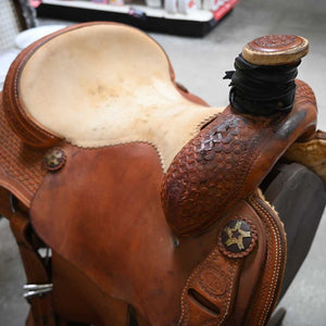 15" USED NRS ROPING SADDLE Saddles NRS   