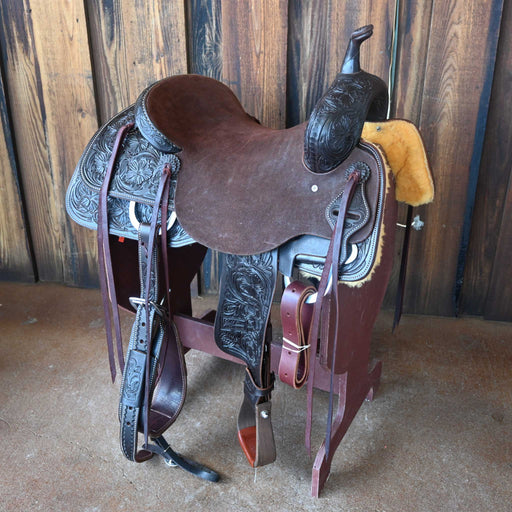 16.5" JEFF SMITH BUSTER WELCH CUTTING SADDLE Saddles - New Jeff Smith