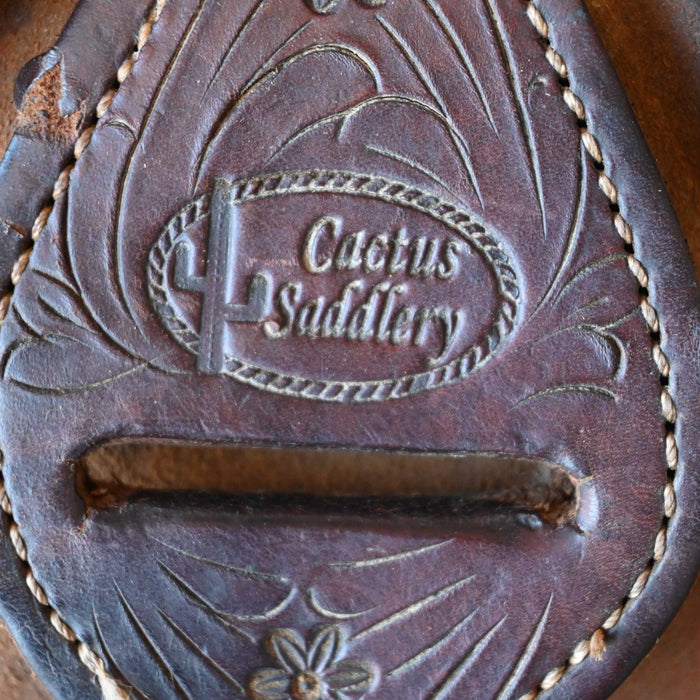 14.5" USED CACTUS RANCH SADDLE