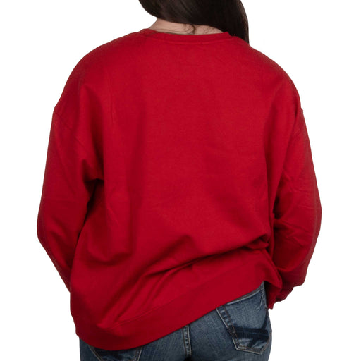 Mud Pie Women's Holiday Sparkle Sweatshirt - Red WOMEN - Clothing - Pullovers & Hoodies Mud Pie