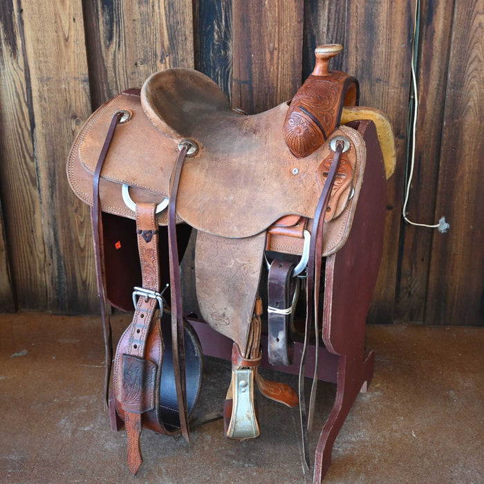 14" USED TRENT WARD RANCH SADDLE