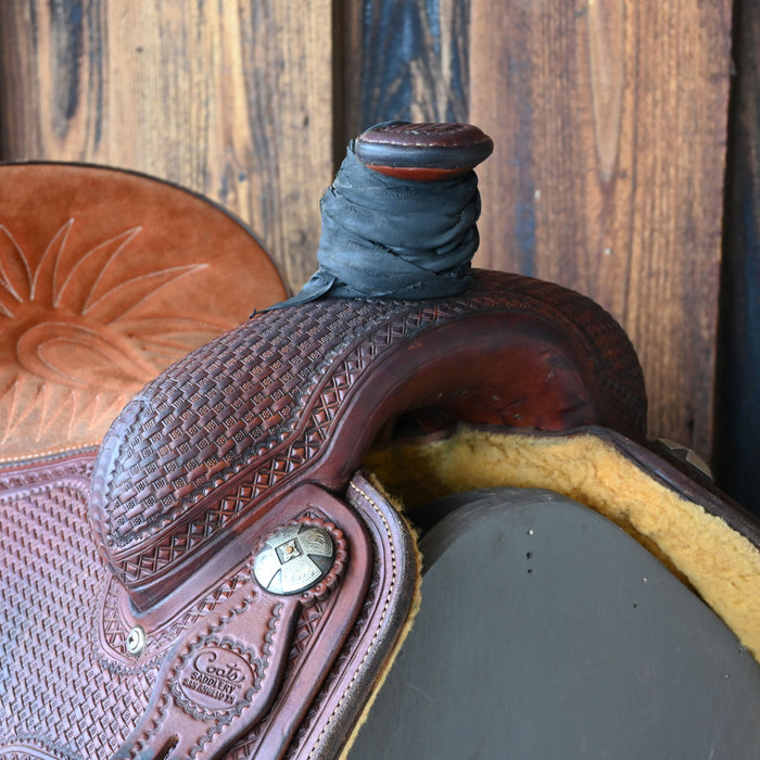 14.5" USED COATS TEAM ROPING SADDLE