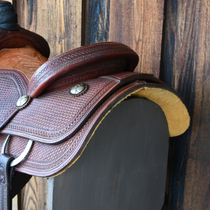 14.5" USED COATS TEAM ROPING SADDLE