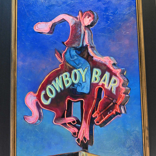 Cowboy Bar Neon by Jennifer Johnson Collectibles Jennifer Johnson