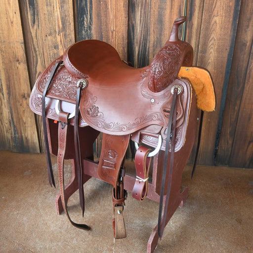 16.5" JEFF SMITH BUSTER WELCH CUTTING SADDLE Saddles - New Jeff Smith