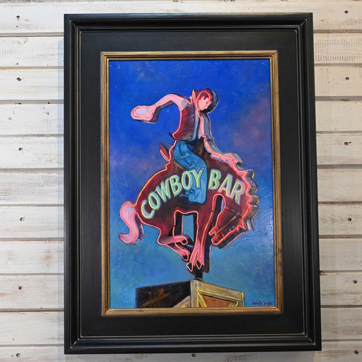 Cowboy Bar Neon by Jennifer Johnson Collectibles Jennifer Johnson