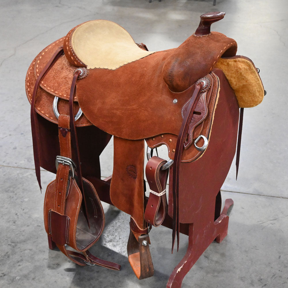 16" JEFF SMITH COWBOY SADDLE Saddles Jeff Smith