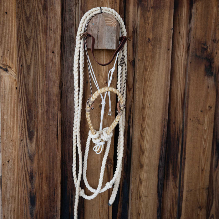 Levi Jones Hackamore w/Leather Browband Tack - Nosebands & Tie Downs Levi Jones