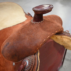 16" JEFF SMITH COWBOY SADDLE Saddles Jeff Smith