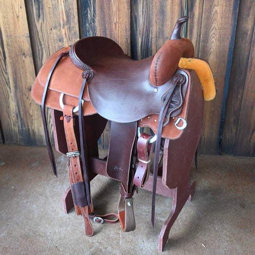16" JEFF SMITH BEAU GALYEAN CUTTING SADDLE Saddles - New Jeff Smith