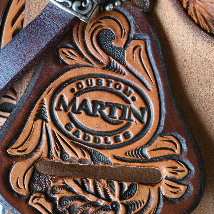 17" USED MARTIN PERFORMANCE SADDLE Saddles - Used Martin Saddlery