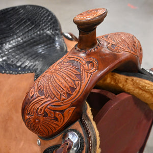 16.5" TRENT WARD RANCH CUTTER SADDLE