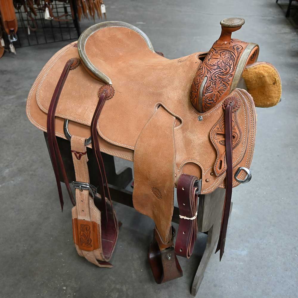 15.5" DEMO JEFF SMITH COWBOY SADDLE Saddles Jeff Smith   