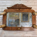 Vintage Horn Mirror Coat Rack Collectibles MISC