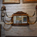Vintage Horn Mirror Coat Rack Collectibles MISC