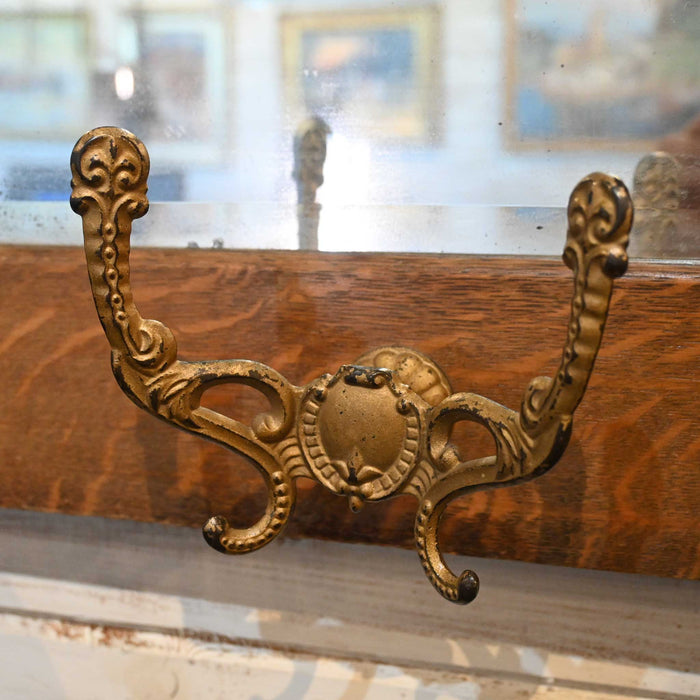 Vintage Horn Mirror Coat Rack Collectibles MISC