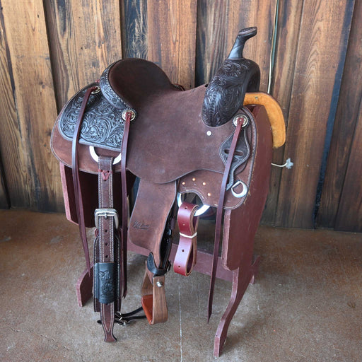 13.5" JUNIOR JEFF SMITH BUSTER WELCH CUTTING SADDLE Saddles - New Jeff Smith